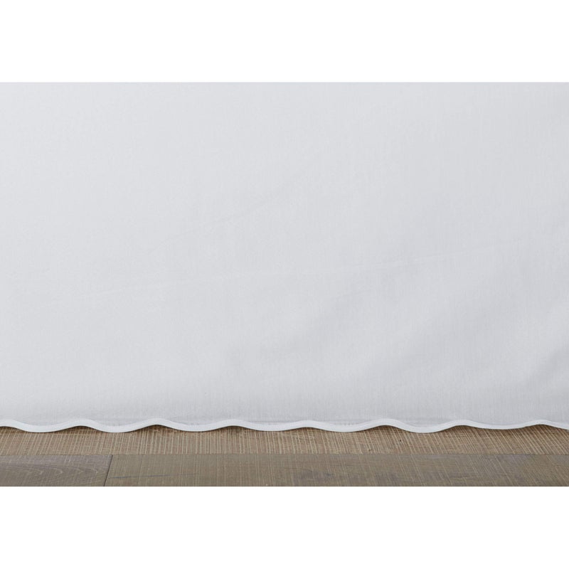 Stone Cottage - Queen Bedskirt, Cotton Tailored Bedskirt with Split Corners, Oeko-Tex Certified (Solid White) - Image 5